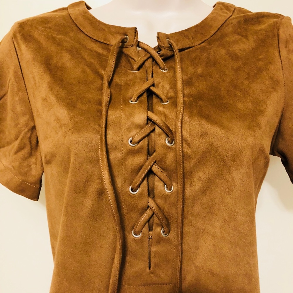 Suede dress - Picture 2 of 3